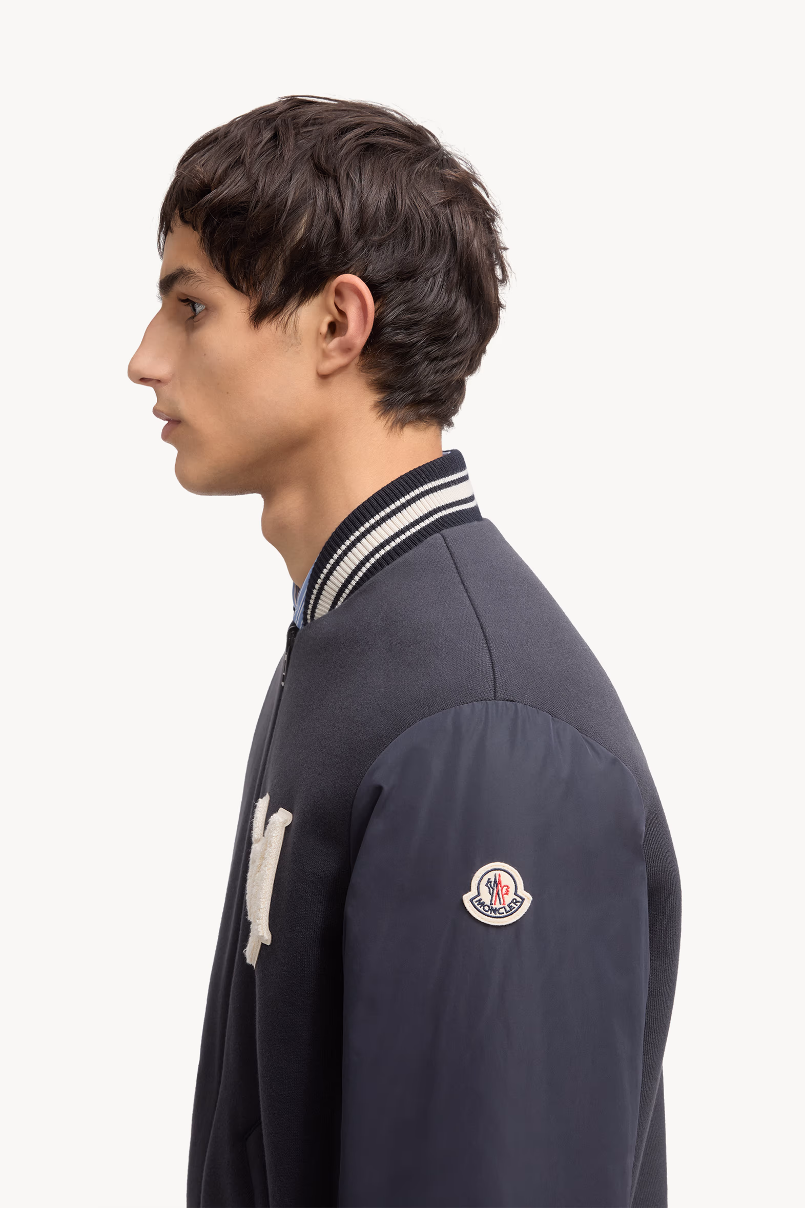 Vennes Reversible Down Bomber Jacket Men Navy Blue Moncler 4